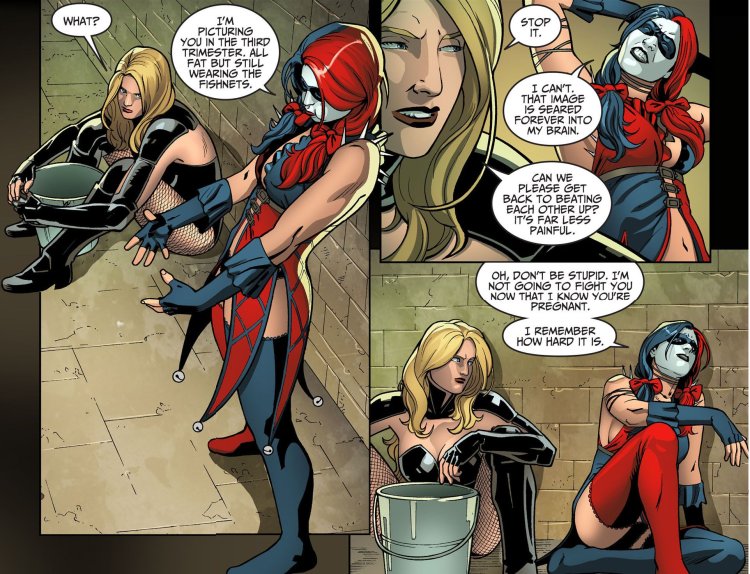 Harley Quinn and Canary