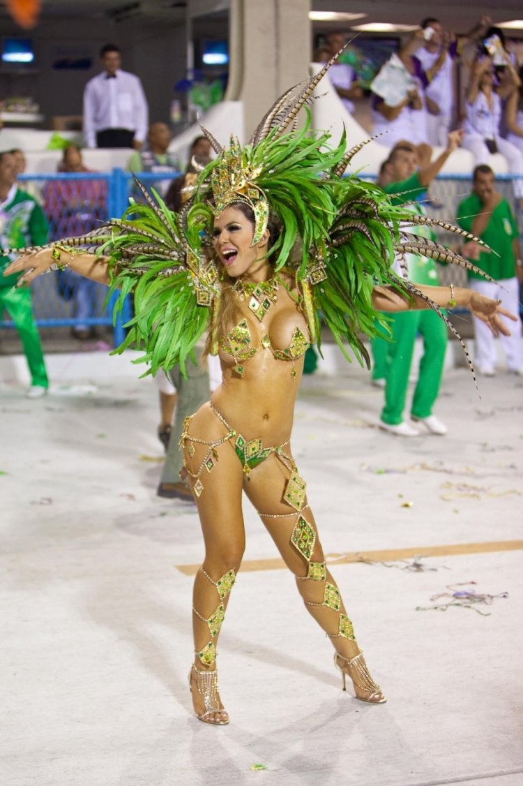 Brazilian carnival in Rio de Janeiro costumes