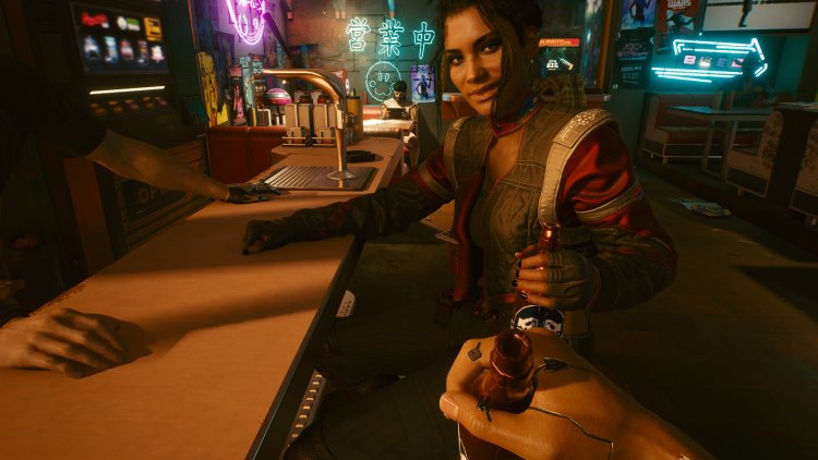 Panama Palmer Cyberpunk 2077 bed stage