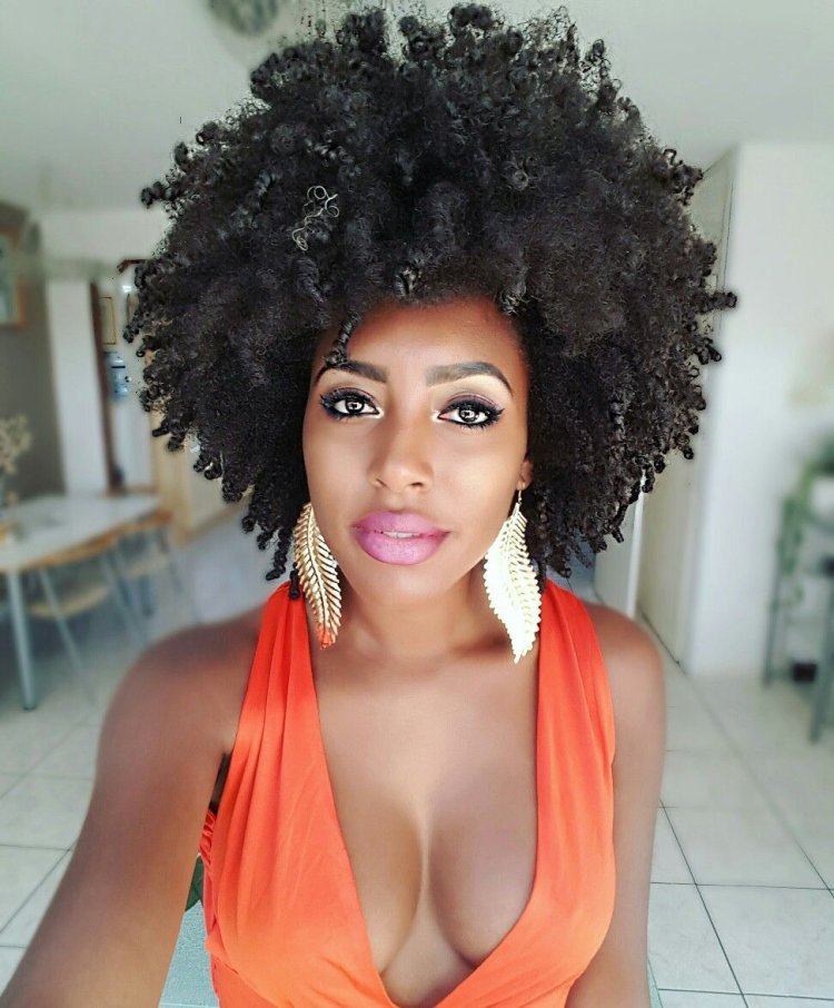 Model Nyakim Gathakh nicknamed the Queen of Darkness