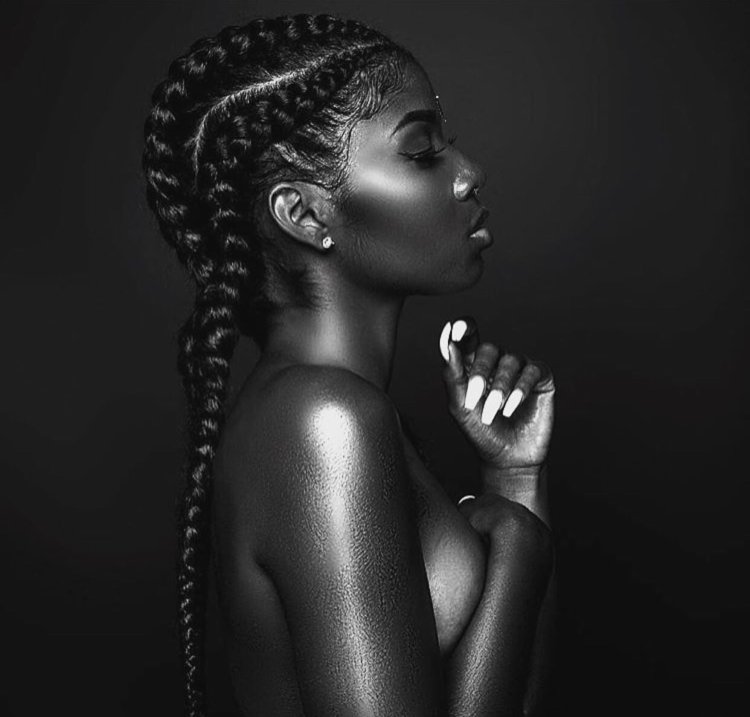 Girl of a Negroid race