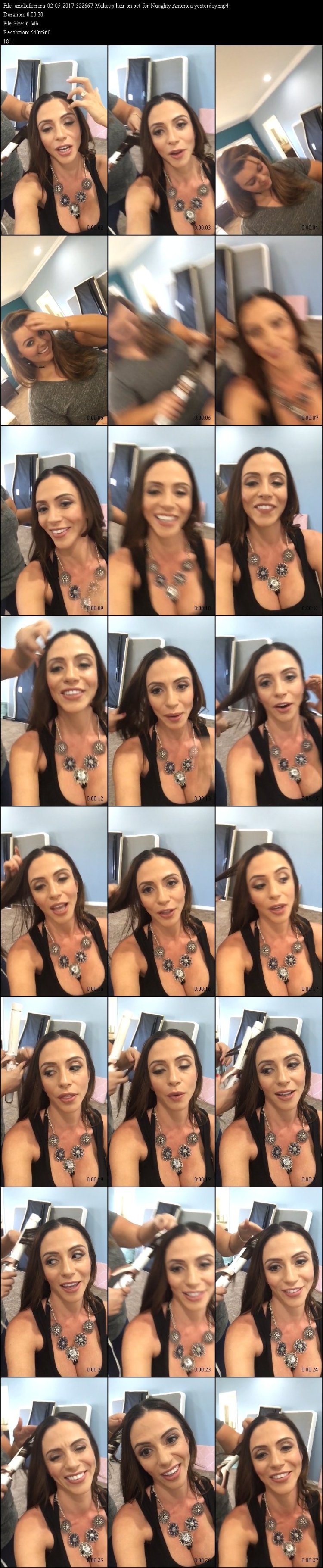 Ariella Ferrer in a dress