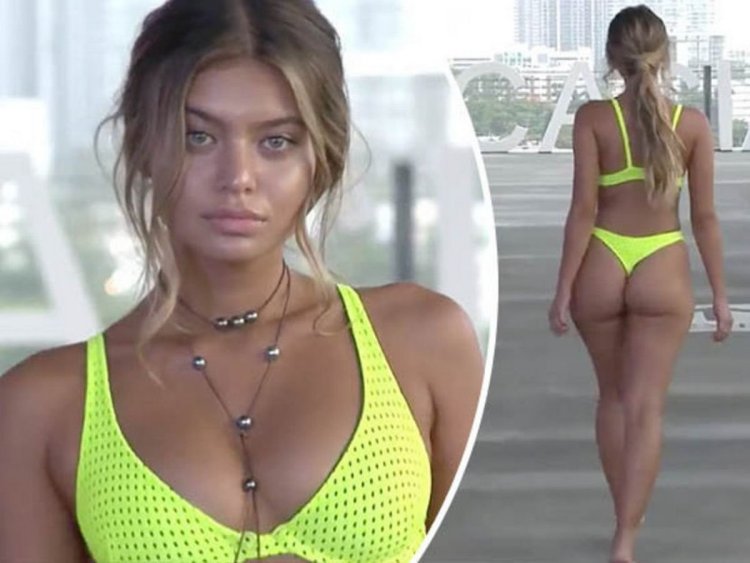 Sofia Moroee in a swimsuit