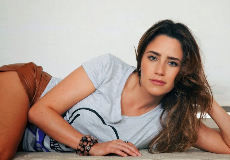 Girl in the dress beautiful