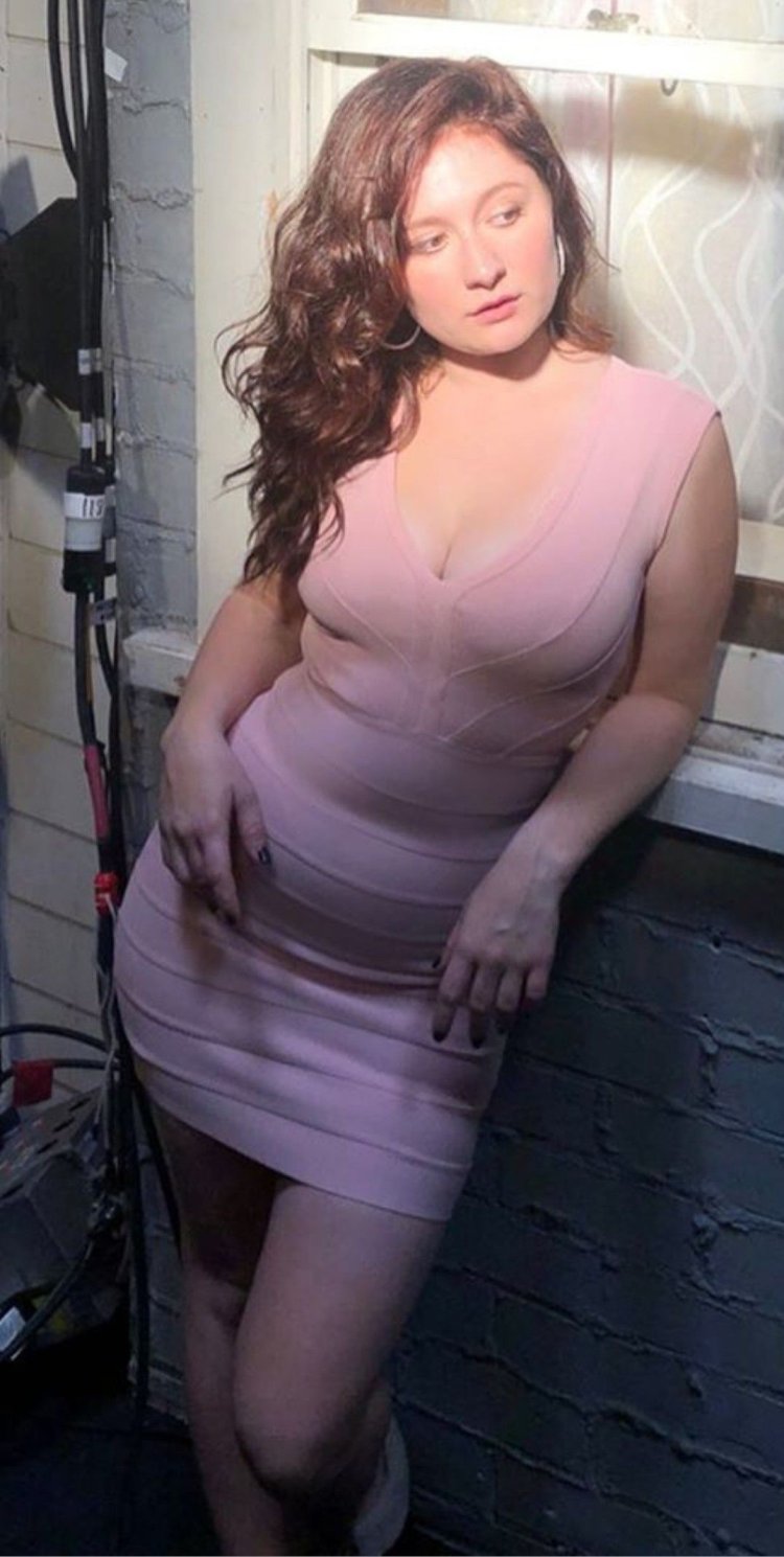 Emma Kinny in stockings