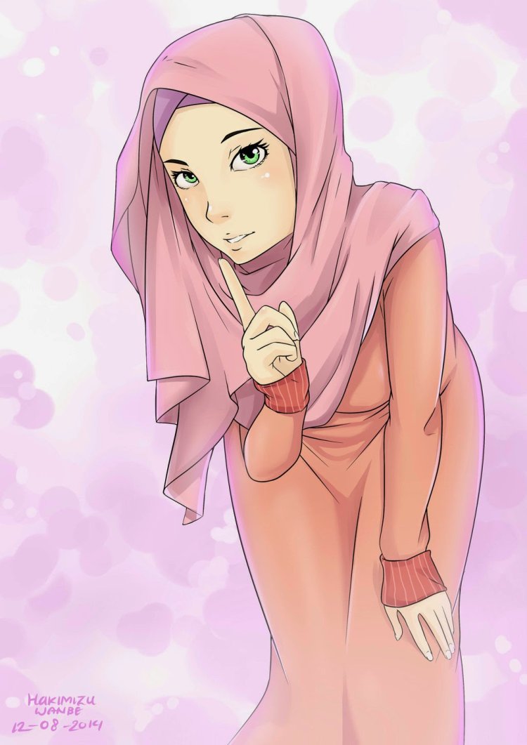 Muslim hijab anime