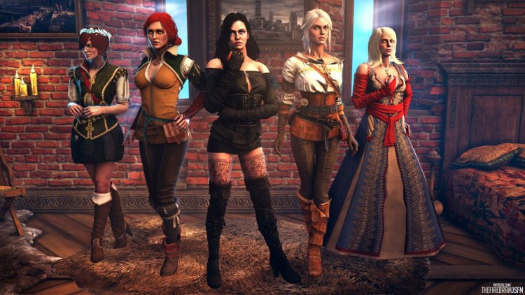 Anna Henrietta and Triss Merigold