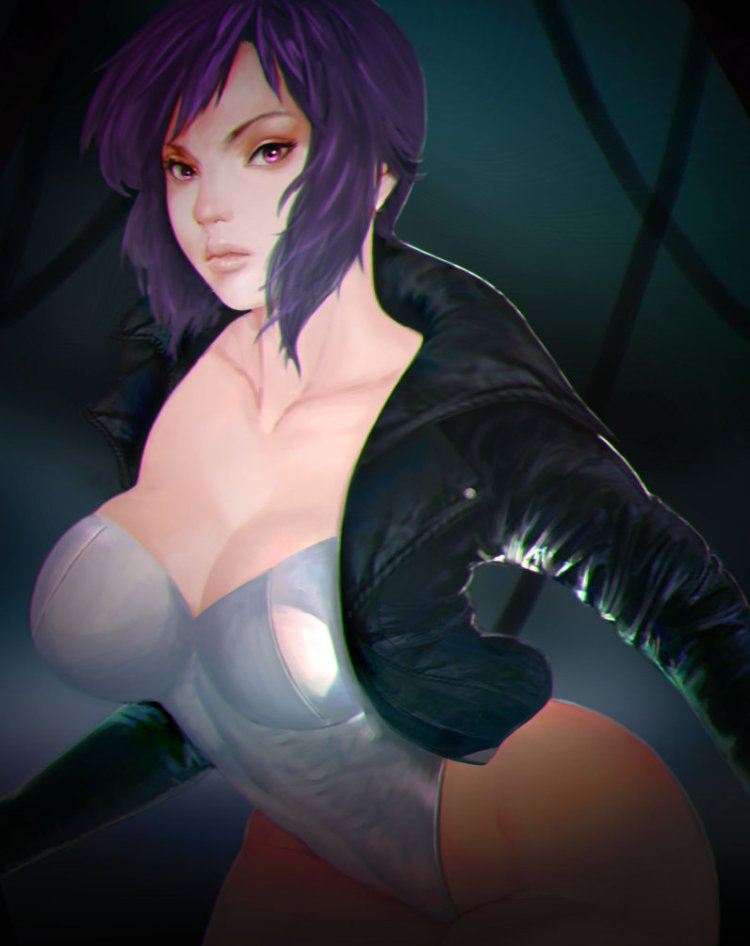 Motoko Kusanagi anime