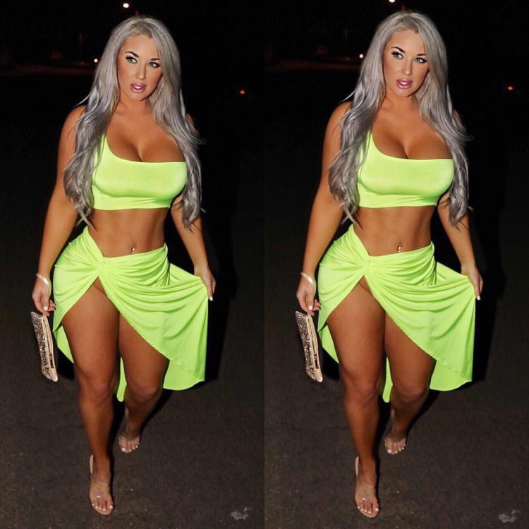 Leice Kay Somers Laci Kay Somers in a dress