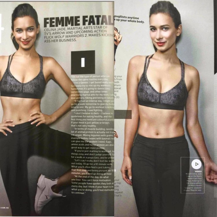 Selina Jade in underwear