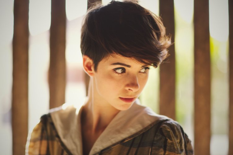 Girls with very short hair