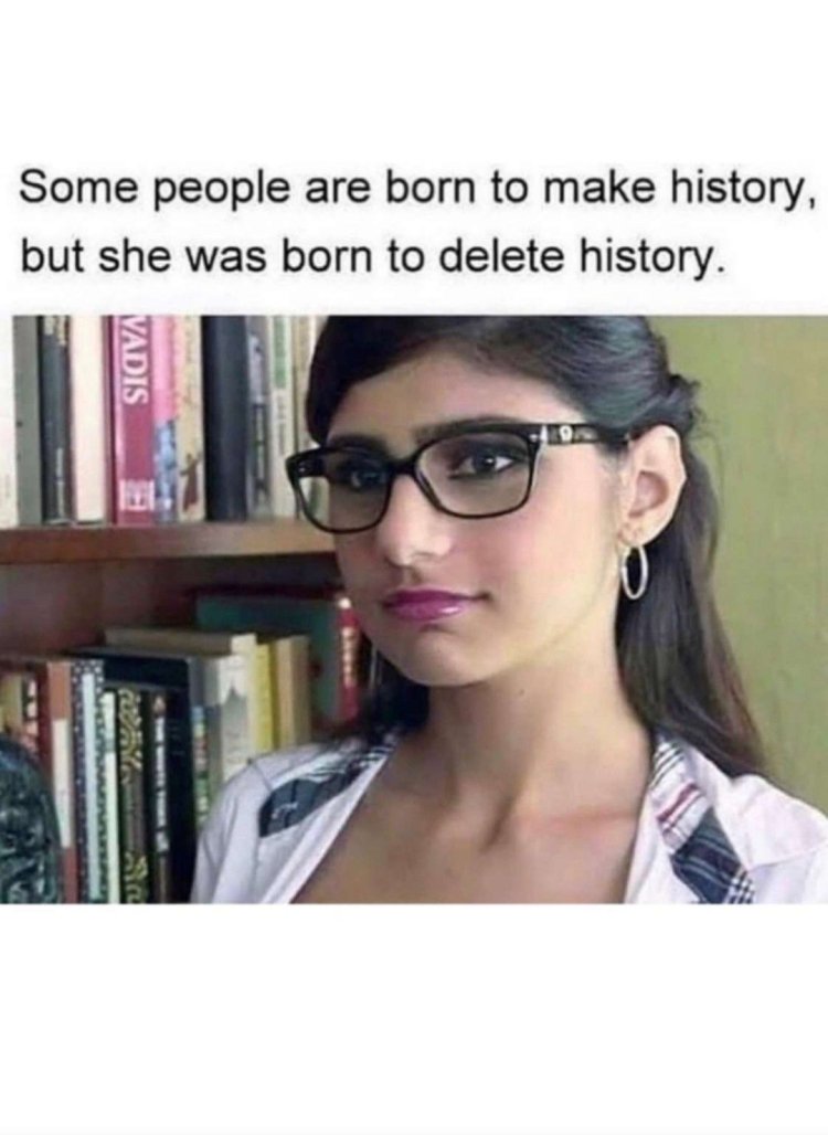 Mia Khalifa in uniform