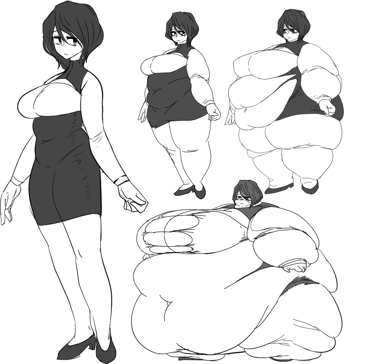 Very wide and thick hips