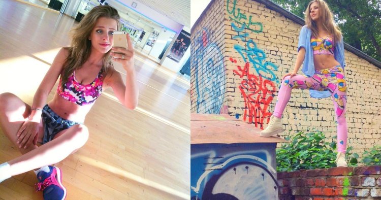 Galina Sergeevna in a swimsuit