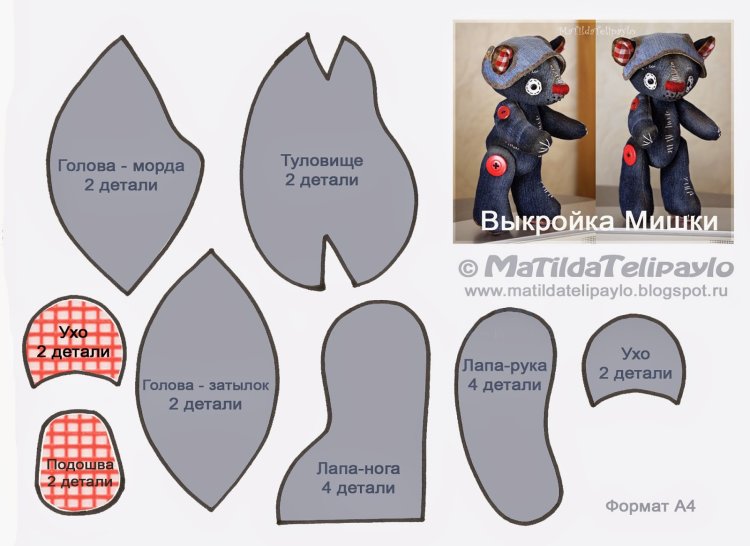 DIY jeans fabric with your own hands patterns