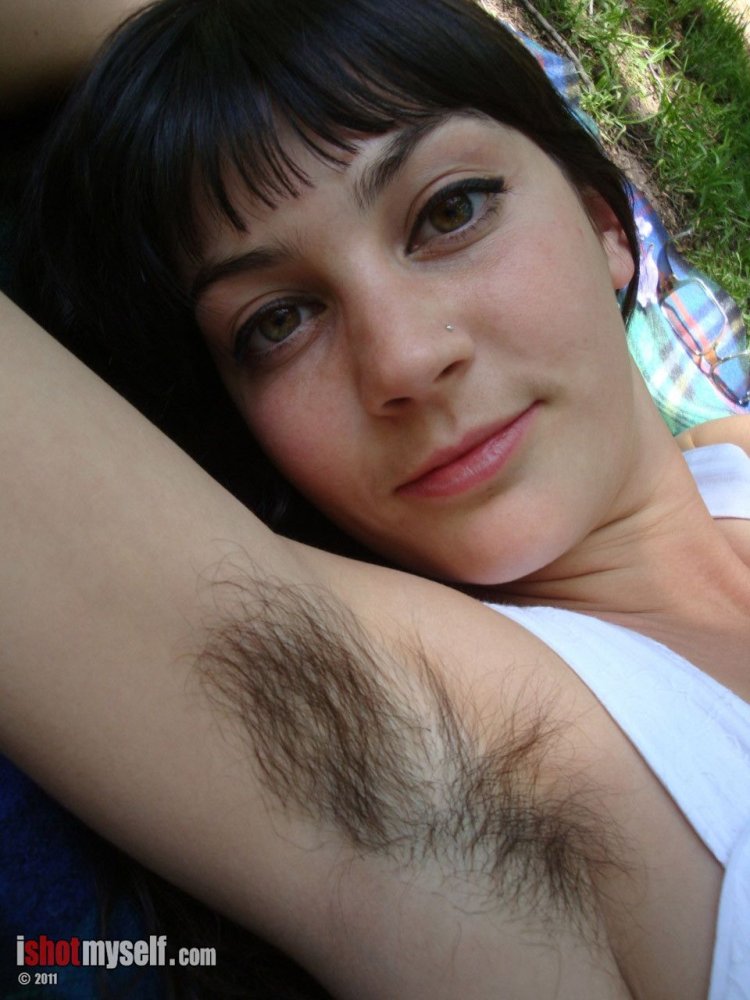 Natural hairy women