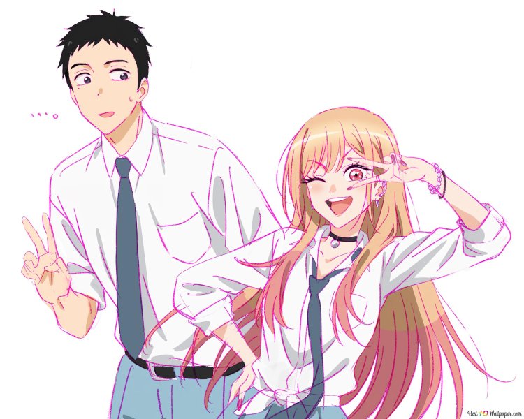 Kitagawa Marin and Vakana Pojo