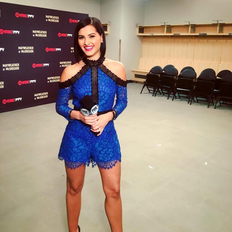 Megan Olivia in a swimsuit