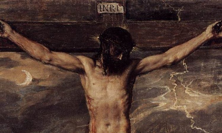 The crucifixion of Jesus Christ Titian