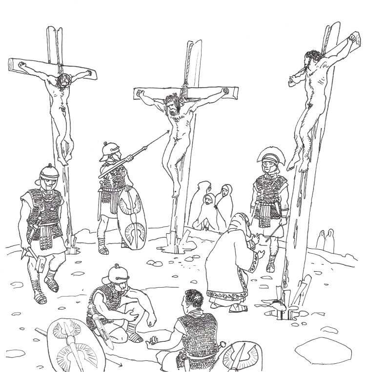 Beaching BDSM Crucifixion Picture