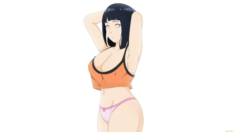 Hanabi Hyuuga in underwear