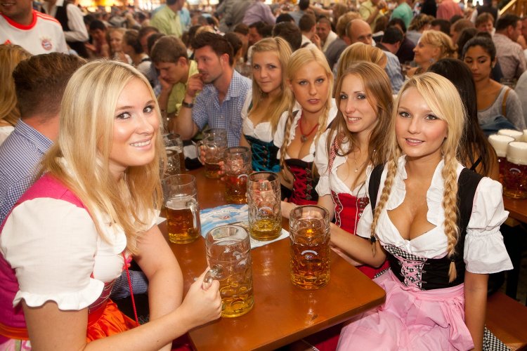 Beer Festival in Germany Oktoberfest Girls
