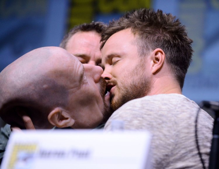 Aaron Paul and Brian Cranston