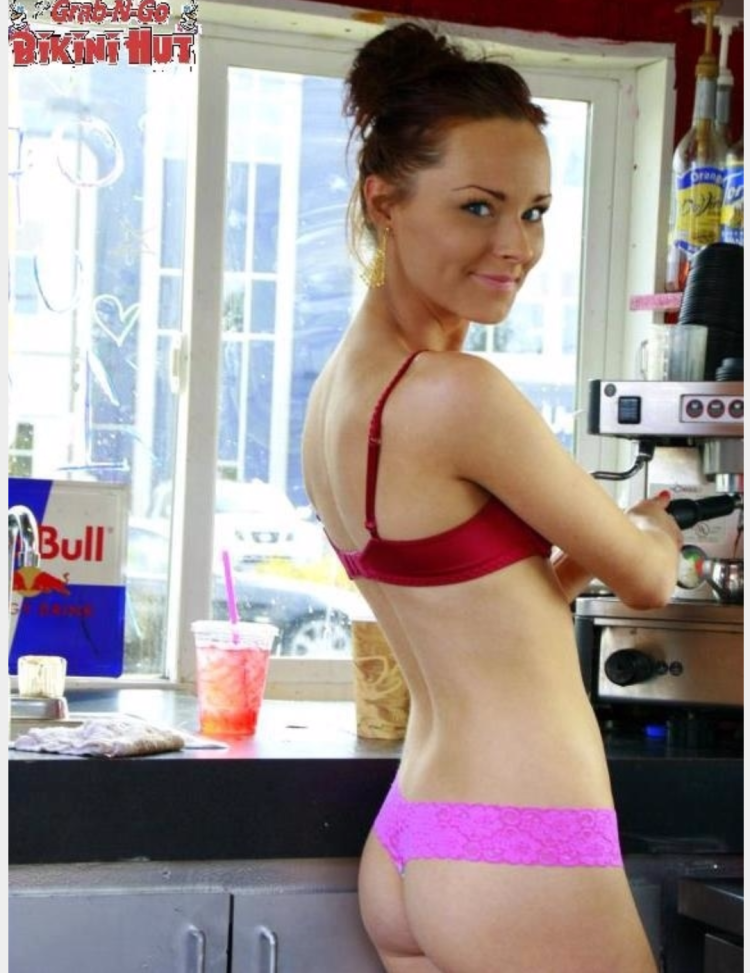 Alex Crook Barista Bikini
