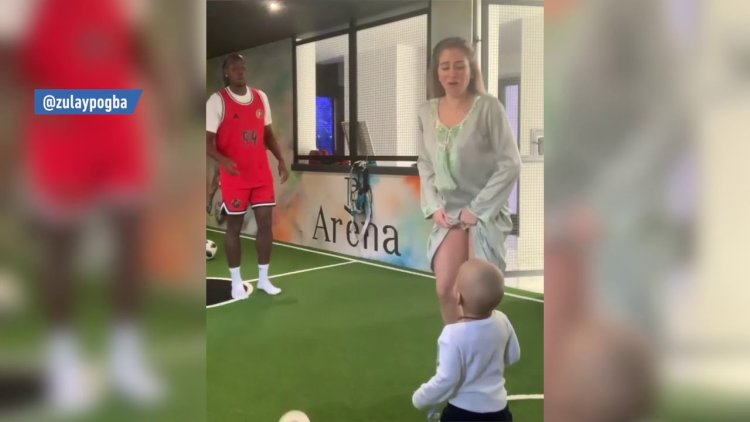 Wife Pogba photo in a swimsuit