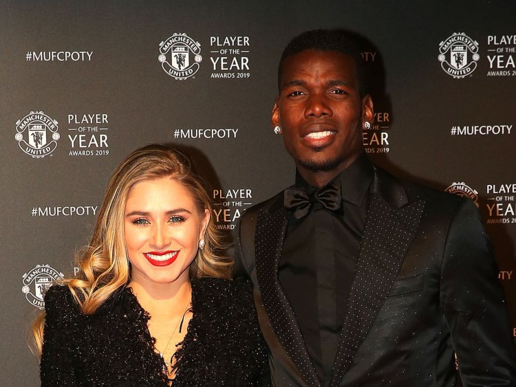 Paul Pogba and Maria Sales
