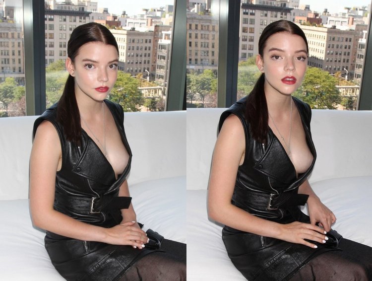 Anya Taylor-Joe chest