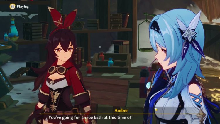 Genshin Impact Eola and Amber