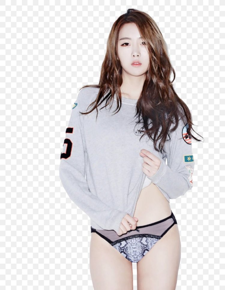 Lee Ji Eun in underwear