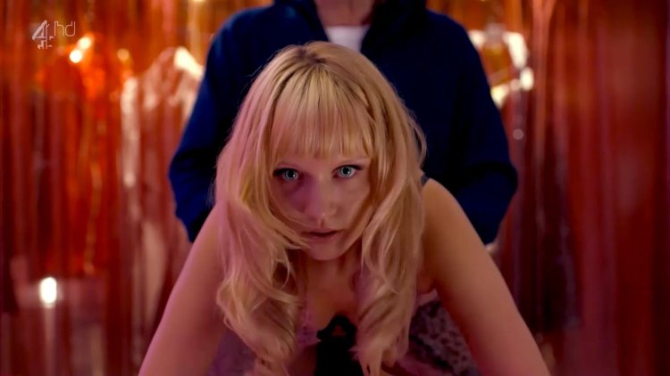 Emily Berringon Nisk in a swimsuit