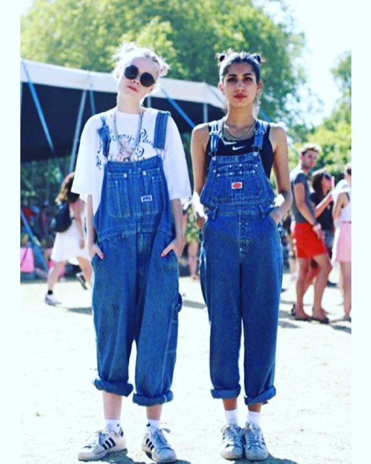 Denim jumpsuit 90s