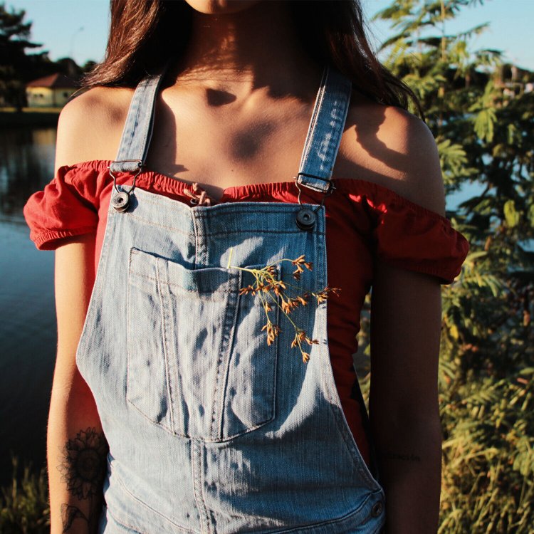 Aesthetic Girl Overalls