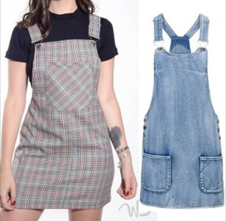 Denim sundress sewing