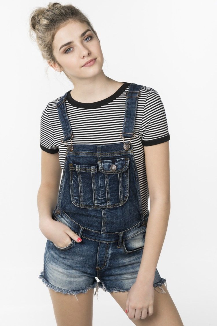 Girls teenagers in jeans