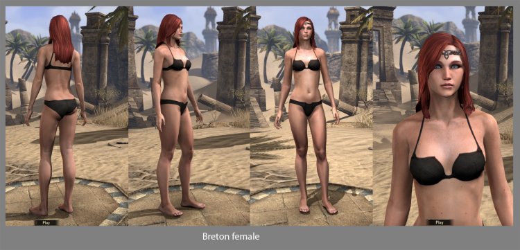 The Elder Scrolls Online characters Girls