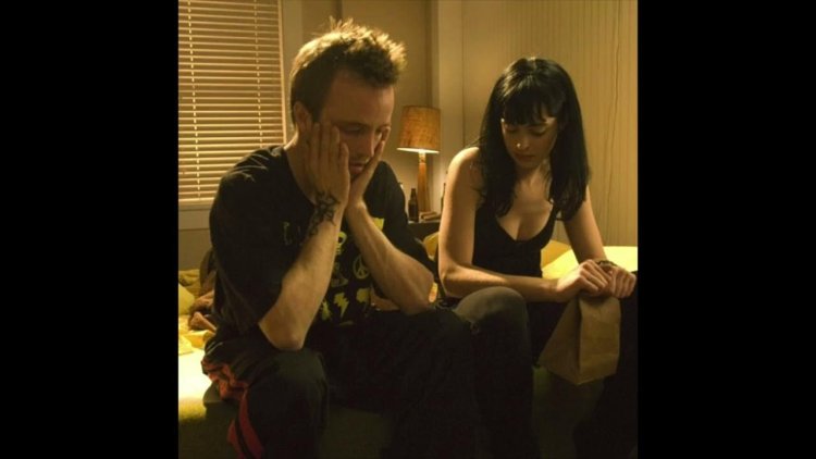 Jesse Pinkman and his girlfriend