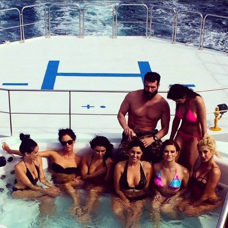 Dan Bilserian on a yacht