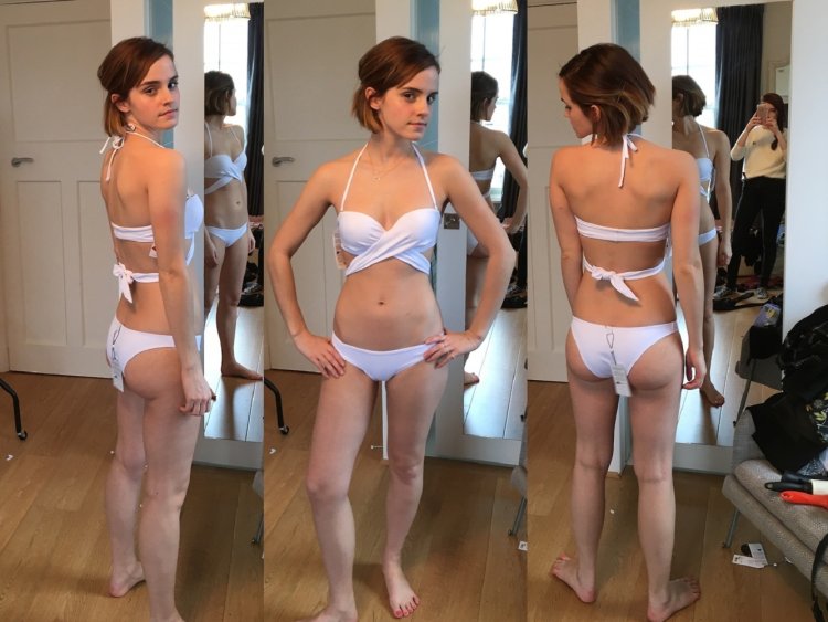 Emma Votson in underwear
