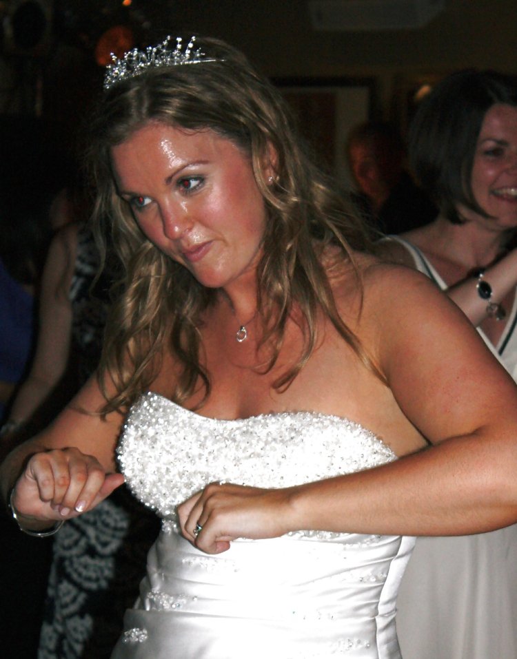 Photo Dress and Undress Bride Cum Face