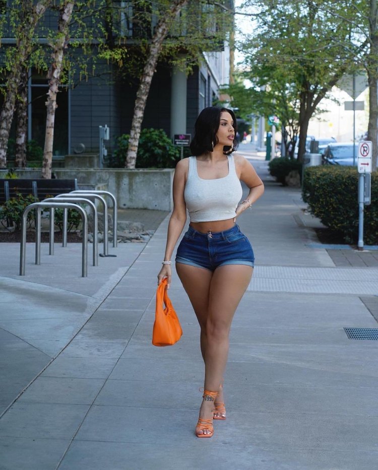 Girls in white T -shirts