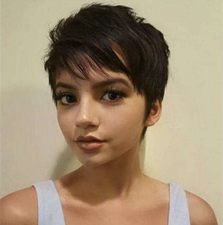 Beautiful girls with short hair