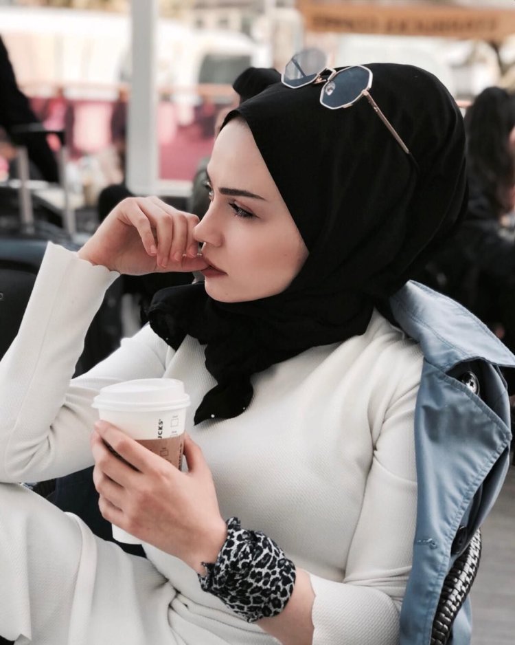 Angelina Jolie in a hijab