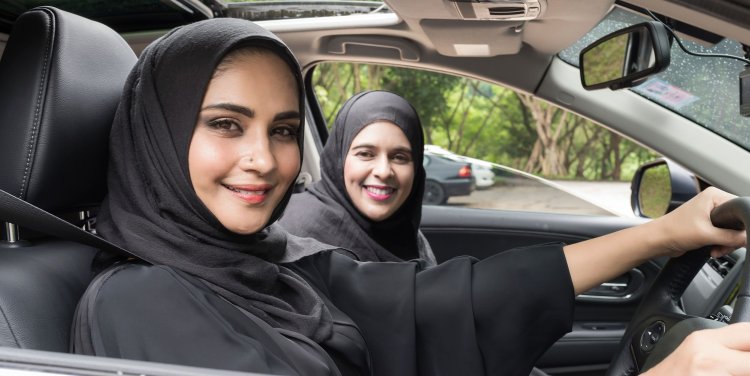 Arab women in mini