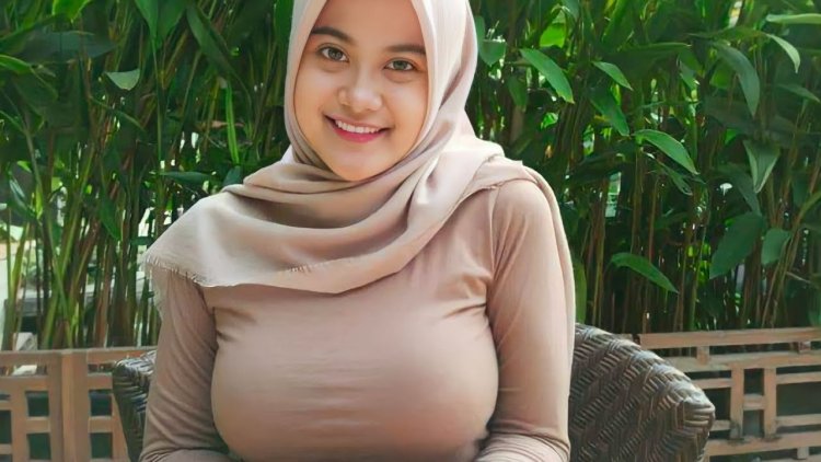 Indonesia hijab breast