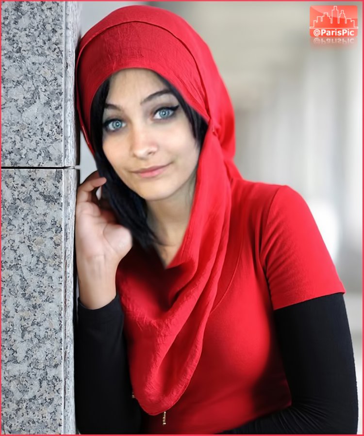 Muslim in a red scarf