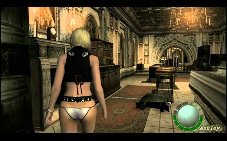 Resident Evil 4 Ashley Cowards